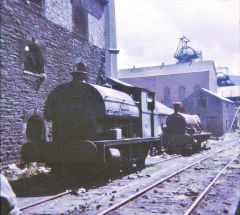 
'Menelaus', Peckett works no 1889 of 1935, Celynen South Colliery, Abercarn, August 1967